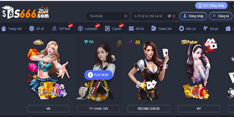 Đầu tiên, mở trình duyệt web trên máy tính và nhập địa chỉ trang chủ của s666